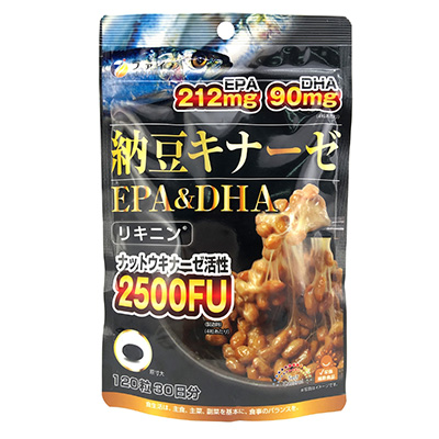 Fine Japan納豆激酶 + EPA&DHA軟膠囊 120粒